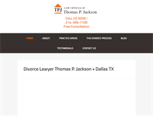 Tablet Screenshot of dfwlawyer.com